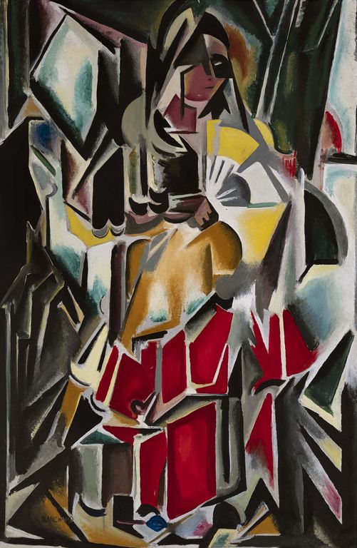 María Blanchard. a dama del abanico, 1913-1916. Colección particular. © Foto: Belén Pereda