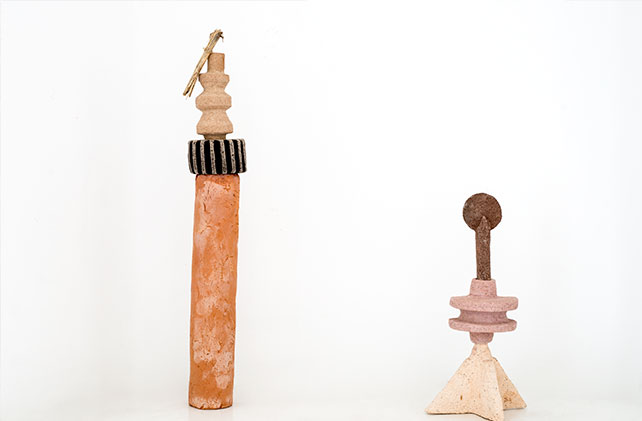 Maja Escher, Pequeno para-raios y Pequeno para-raios II, 2019