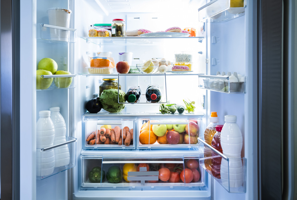 Alimentos en el frigorífico