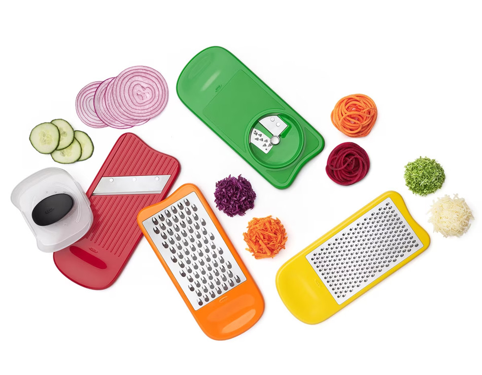 Juego de ralladores y mandolina