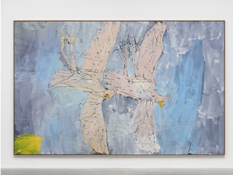 Georg Baselitz. Bob fliegt in den Himmel (Bob Flies up into the Sky), 2023