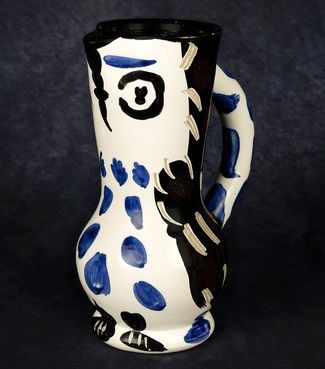 Picasso. Jarra Búho, 1955 © Sucesión Picasso, VEGAP, Madrid 2024