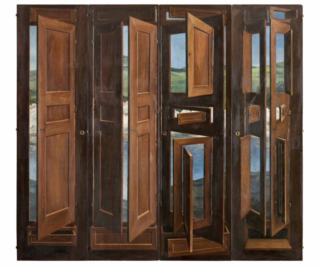 Marcel Jean. Armario surrealista, 1941.  Musée des Arts Décoratifs, París