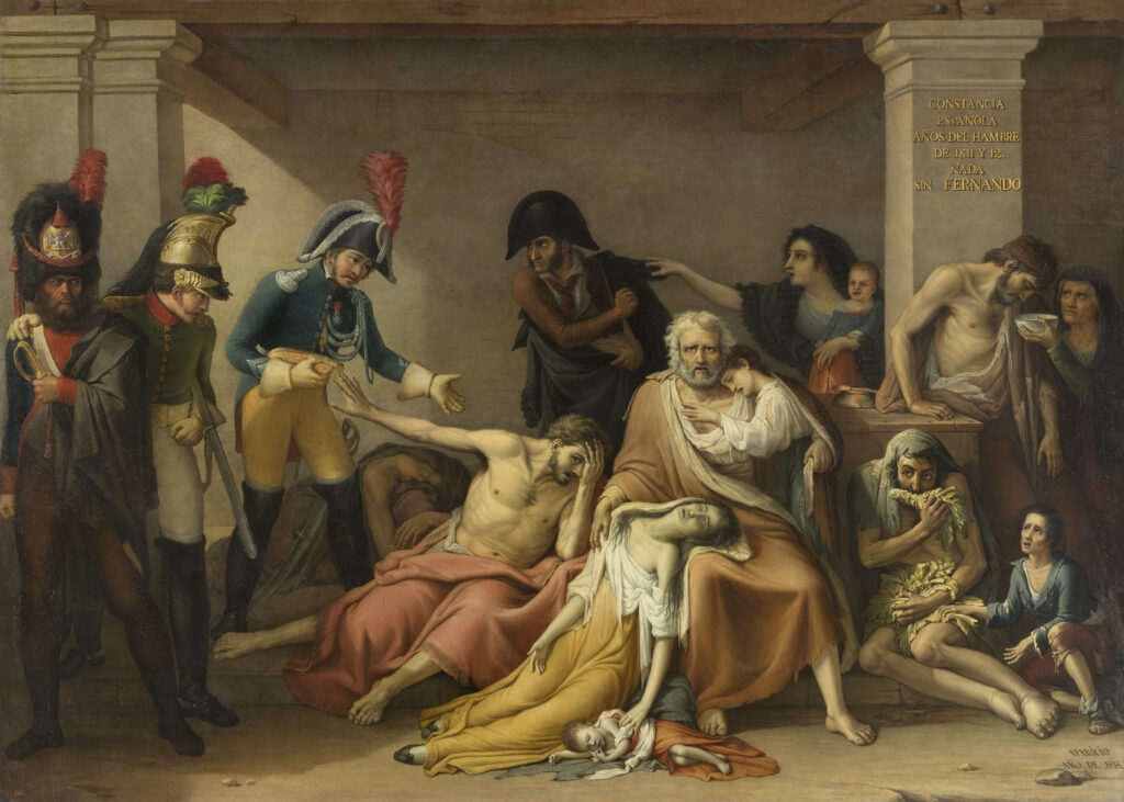 José Aparicio. El año del hambre de Madrid, 1818. Museo Nacional del Prado, en depósito en el Museo de Historia de Madrid