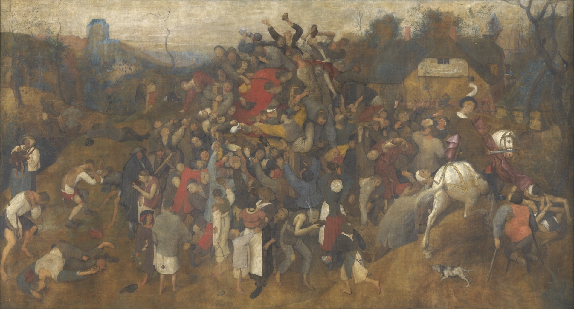 Pieter Bruegel el Viejo. El vino de la fiesta de san Martín, 1566-1567. Adquirido con una dotación extraordinaria del Ministerio de Cultura y con fondos propios del Museo Nacional del Prado, 2010
